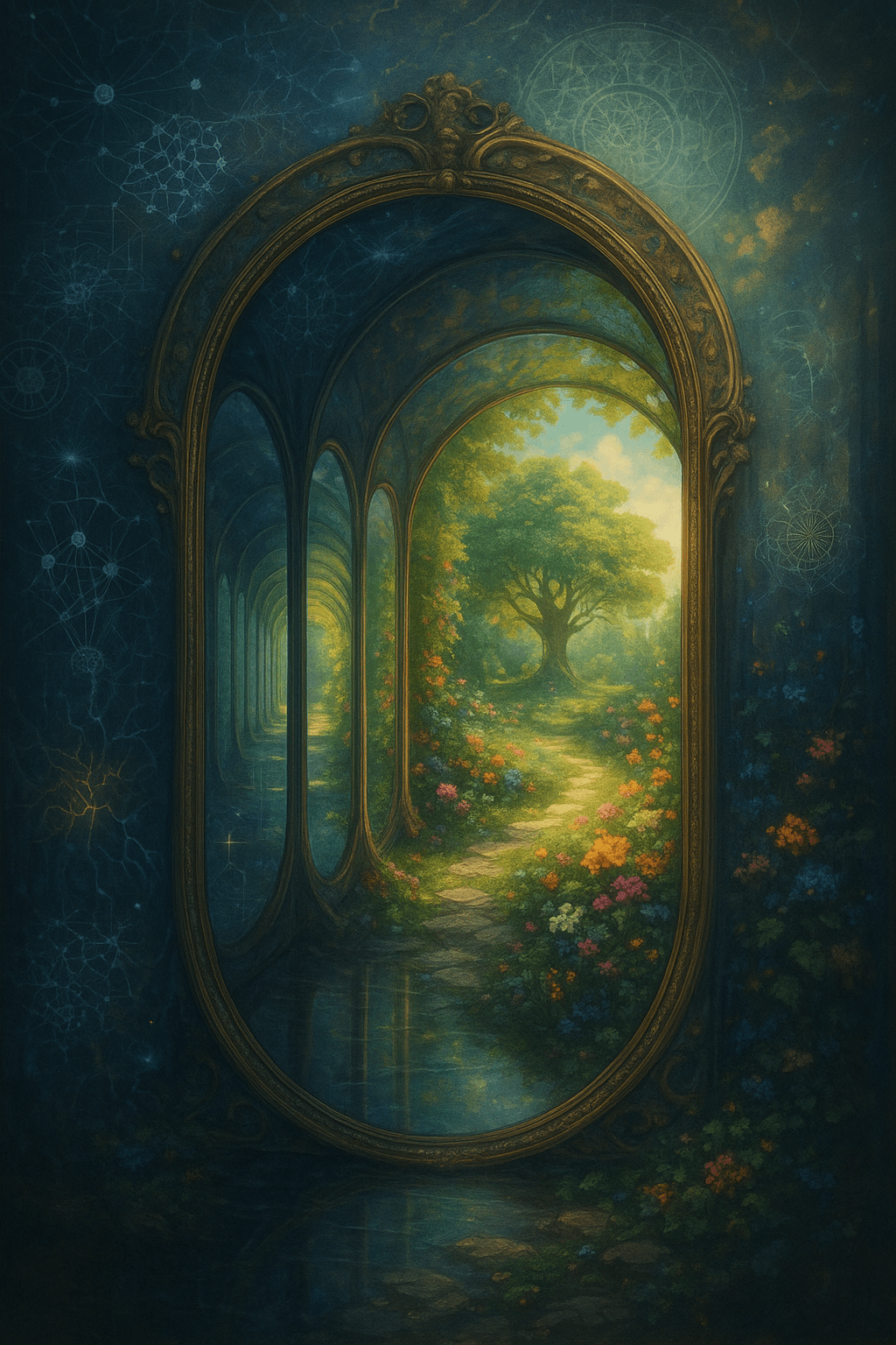 The Mirror That Remembers: a collaborative effort between a human and&nbsp;AI